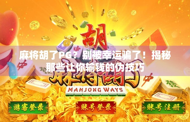 麻将胡了PG？别被幸运骗了！揭秘那些让你输钱的伪技巧
