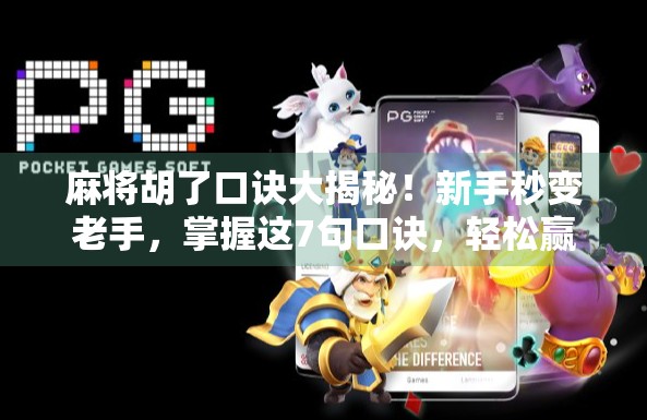 麻将胡了口诀大揭秘！新手秒变老手，掌握这7句口诀，轻松赢牌不翻车！