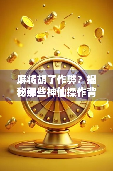 麻将胡了作弊？揭秘那些神仙操作背后的真相！