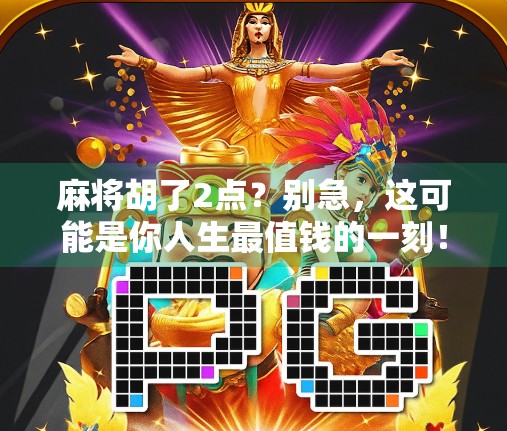 麻将胡了2点？别急，这可能是你人生最值钱的一刻！