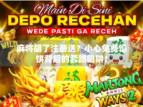 麻将胡了注册送？小心免费馅饼背后的套路陷阱！