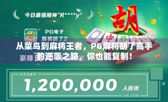 从菜鸟到麻将王者，PG麻将胡了高手的逆袭之路，你也能复制！